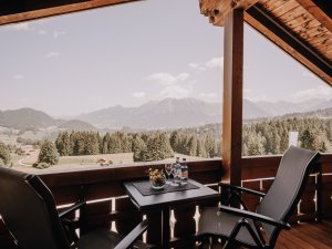 Balkon Alpin Suite Deluxe Alpenglühen