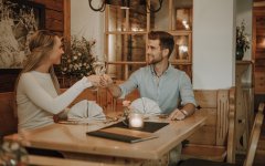 Abendessen auf der Alpe