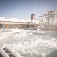 Whirlpool im Winter