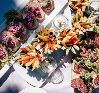 Leckere Häppchen zur Begrüßung