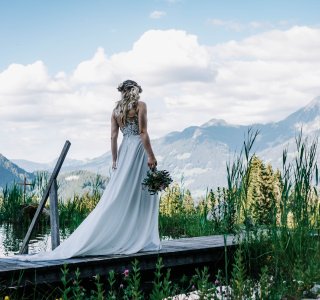Brautshooting auf der Alpe