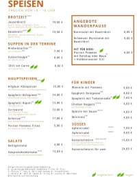 Speisekarte Alpe Oberstdorf Speisekarte Alpe Oberstdorf