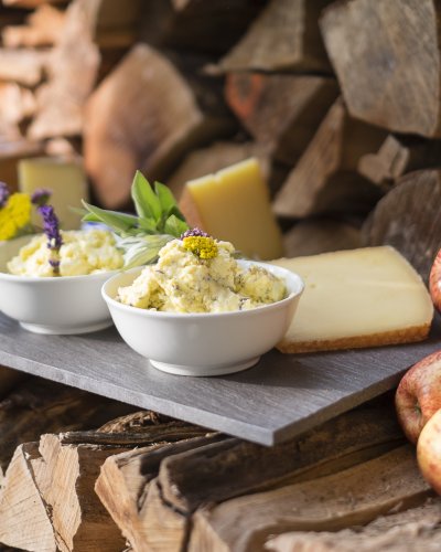 Selbstgemachte Butter ist ein Highlight