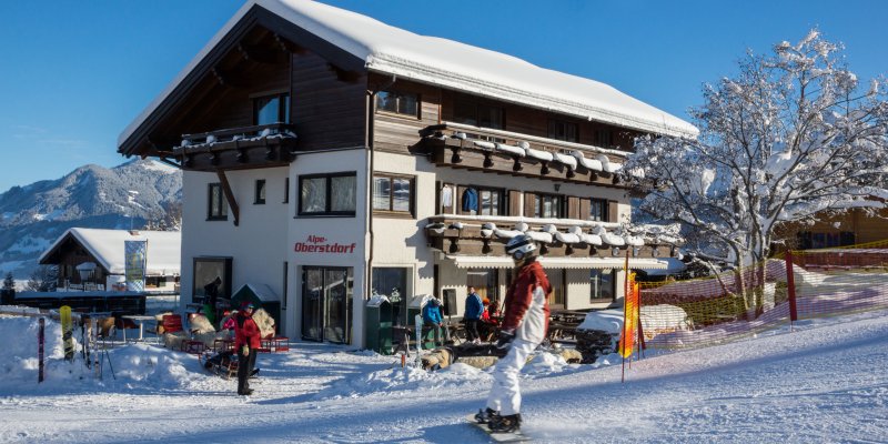Alpe Oberstdorf direkt an der Ski-Piste