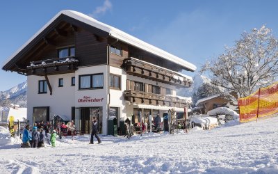 Sonnen-Terrasse der Alpe Oberstdorf