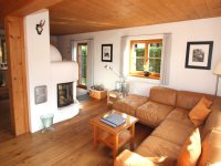 Oberstdorf Ferienhaus Alpenhuette Wohnzimmer