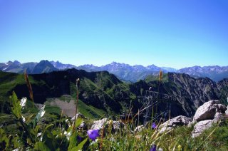 Blick vom Nebelhorn