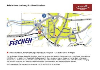 Anfahrtsbeschreibung Schlüsselkästchen