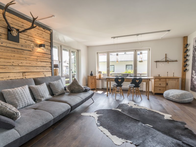 Alpgau Ferienwohnung - Alpstyle II Wohnzimmer