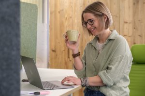 Entspanntes Arbeiten im Co working Space