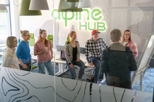 Meeting Raum für Coworking Projekte