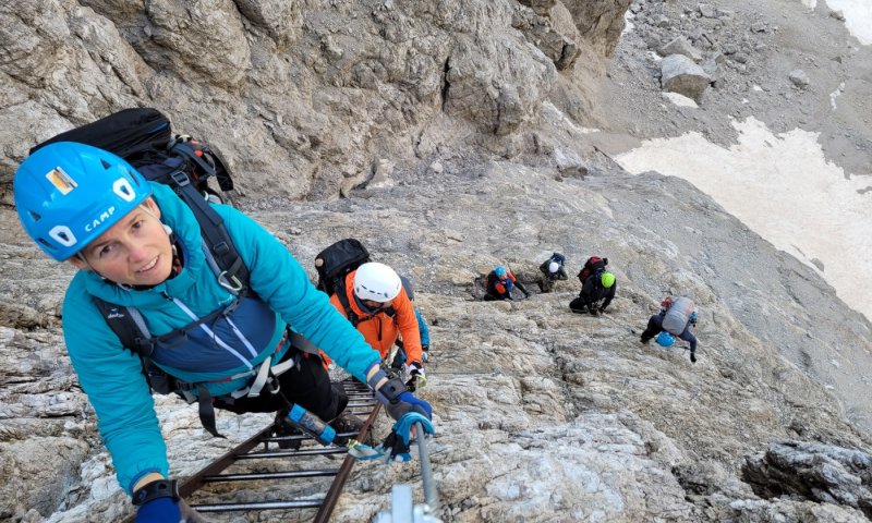 Brenta Klettersteig am Tag 4