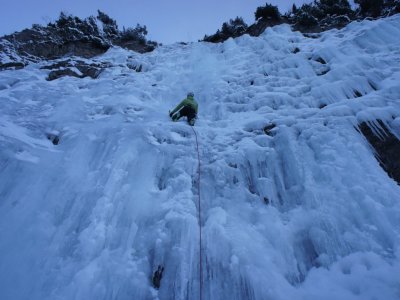 Eisklettern Gaisalpfall