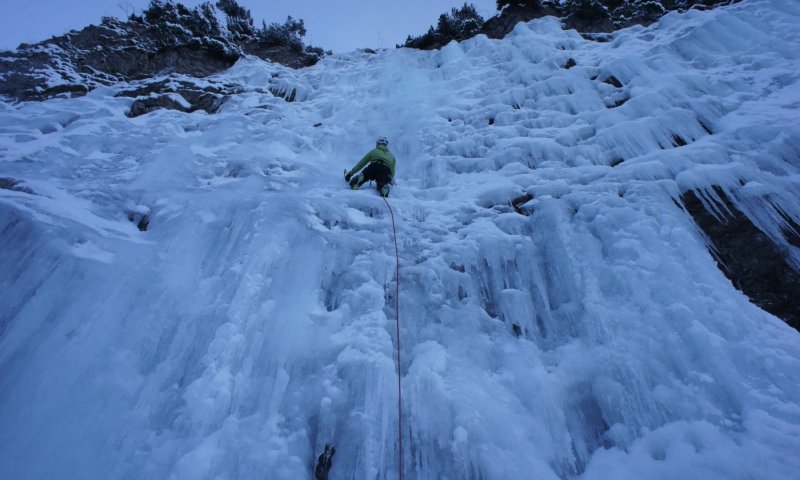 Eisklettern Gaisalpfall
