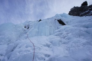 Eisklettern Gaisalpfall