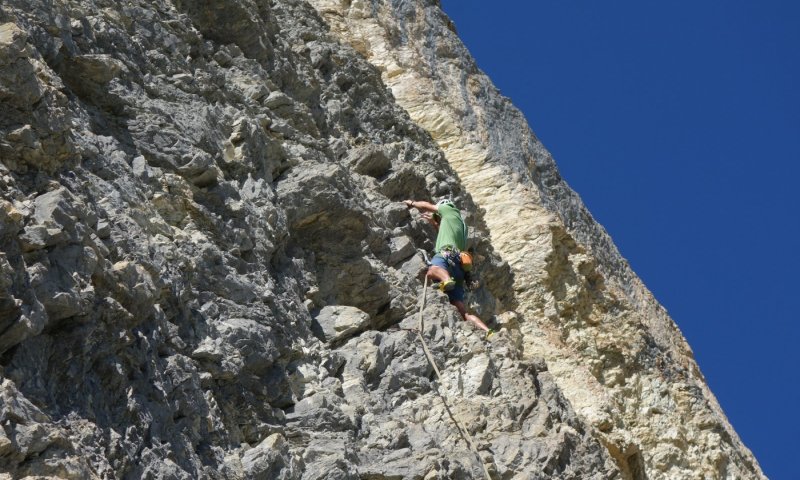 Schneck-Ostwand 1. Seillänge