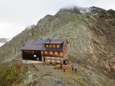 Wandertour Mittenwald - Brixen (5) Hildesheimer Hütte