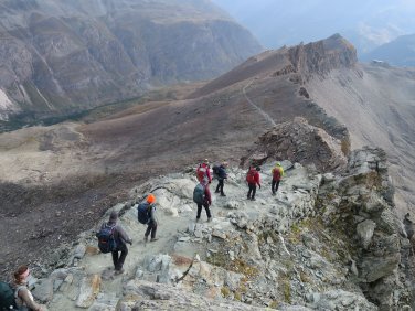 Rund um Zermatt (2) Abstieg Hörnlihütte Matterhorn