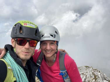 Aggenstein Gipfel Klettern