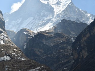 Fishtail mountain from north side