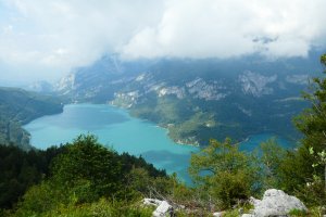 Lago di Molveno dall'alto 02