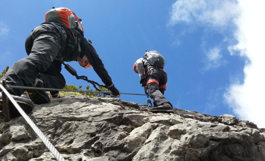Klettersteig Allgäu Zweiländersteig
