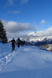Schnee Wandergruppe 2