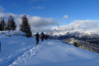 Schnee Wandergruppe 2