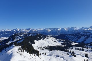 Ausblick Riedberger Horn