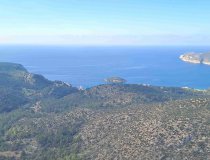 Panoramablick auf das Mittelmeer