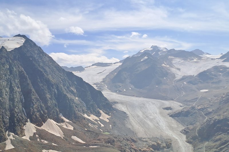 Gletscherblick von der Braunschweiger Hütte
