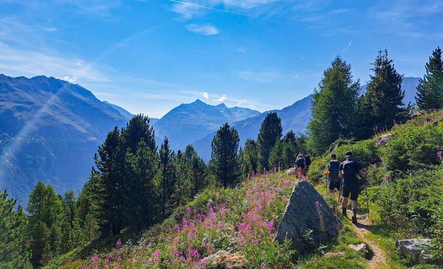 Höhenweg auf dem E5