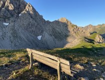 Pausenplatz im Berg