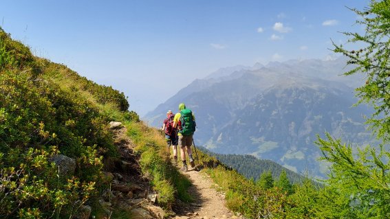 Wanderer in Südtirol