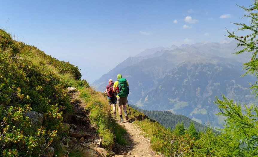 Wanderer in Südtirol