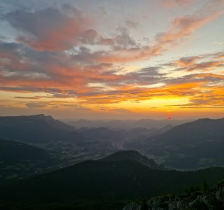 Abenddämmerung vom Watzmannhaus