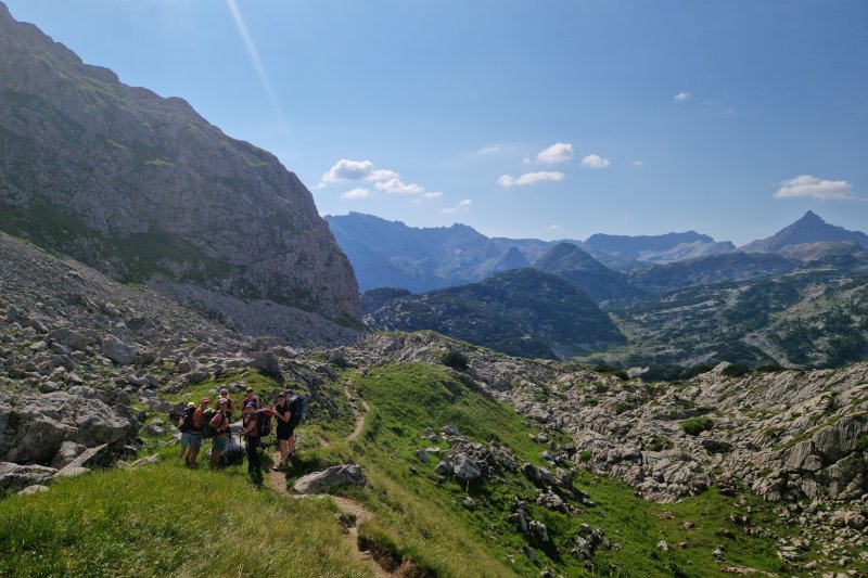 In Mitten der Berge