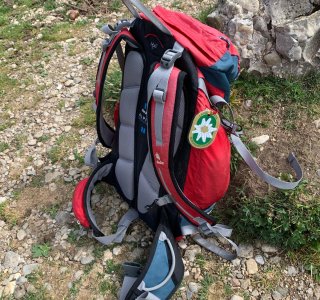 Rucksack gut gepackt