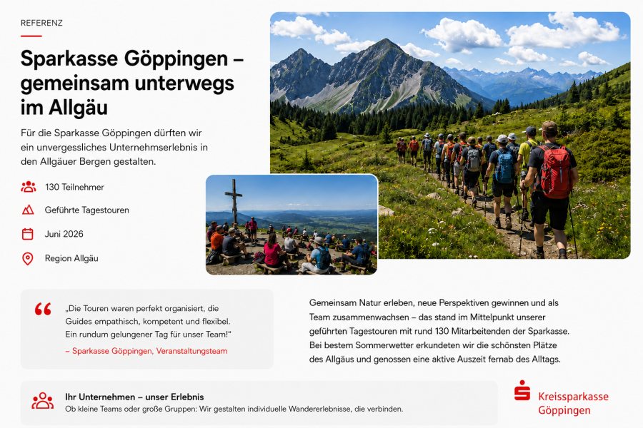 Sparkasse Sommerwanderung