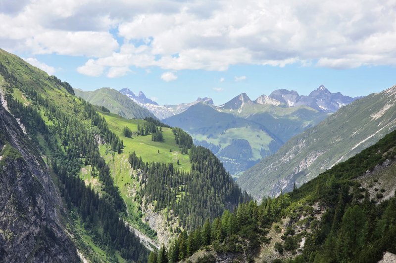 Blick nach Holzgau