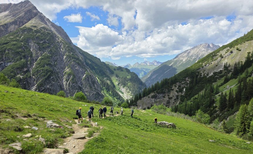E5 Alpenüberquerung Gruppe