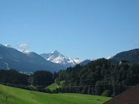 Schöne Aussicht vom Balkon