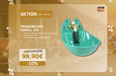 Aktion Juni Tränkebecken