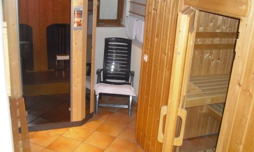 Infrarotkabine und Sauna