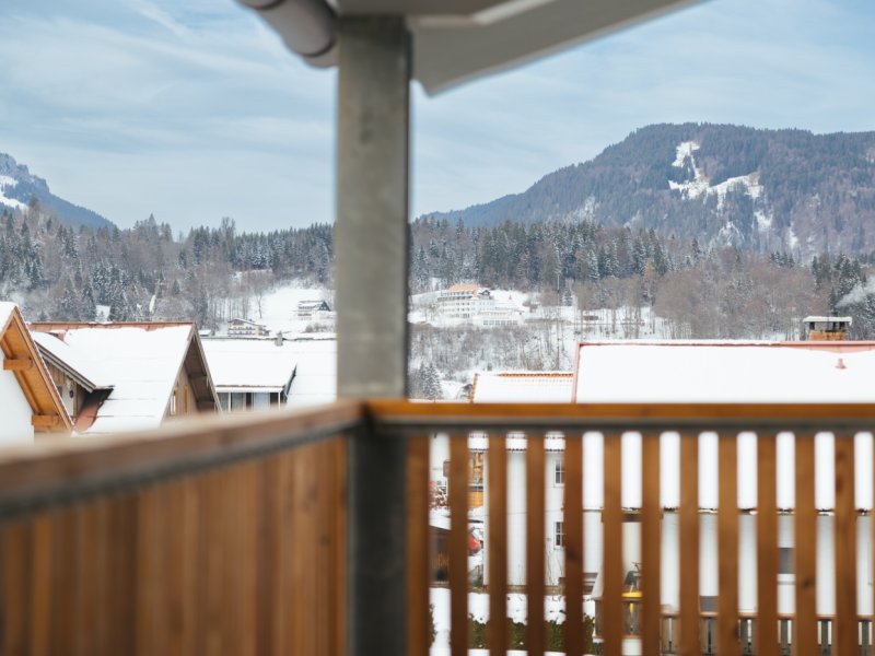 Bergblick von Apartment 301 nach Westen
