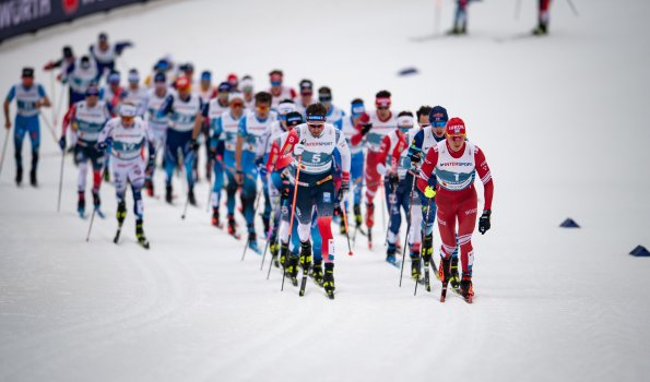 Spannende Langlaufrennen