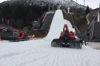 Präparierung Vierschanzentournee