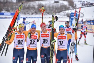 Die deutschen Langlauf-Herren beim Heim Weltcup
