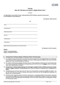 Akzeptanzstellenvertrag AllgäuWalserPass