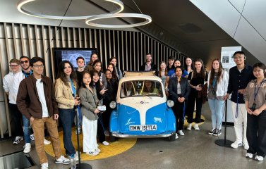 Gruppenbild der Teilnehmer am Incentive Trip 2024 im Rahmen der Allgäu AzubiTopHotels
